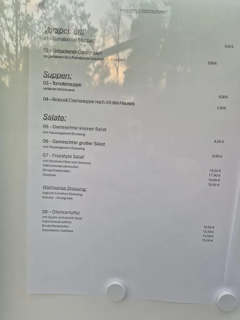 Menu_Freestyle Restaurant Bad Rothenfelde_Rothenfelde_immagine_3