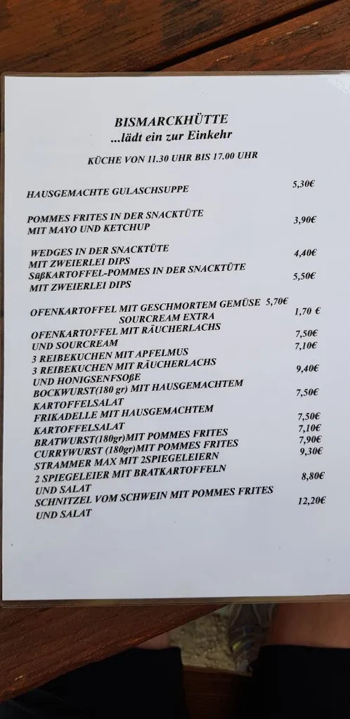 Menu_Bismarck-Hütte_Rothenfelde_immagine_2