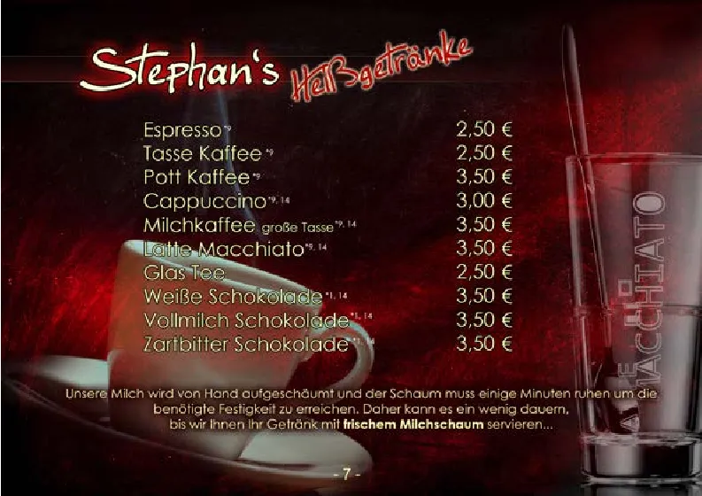 Menu_Stephan's Bar & Cocktail-Lounge_Pyrmont_image_2