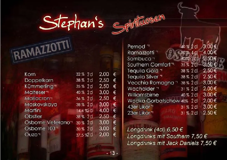 Menu_Stephan's Bar & Cocktail-Lounge_Pyrmont_image_3