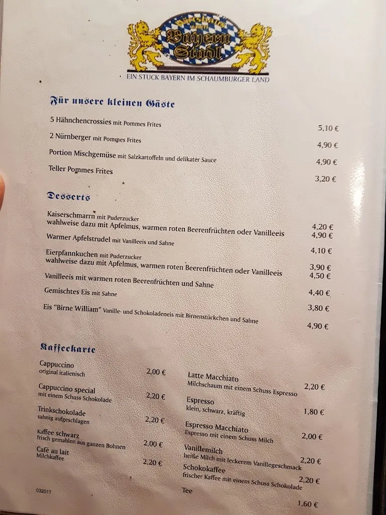 Menu_Wirtshaus zum Bayern Stadl Bad Nenndorf_Nenndorf_immagine_3