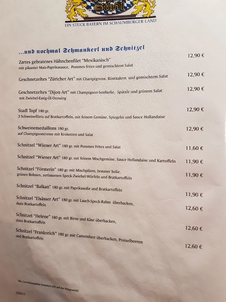 Menu_Wirtshaus zum Bayern Stadl Bad Nenndorf_Nenndorf_immagine_4