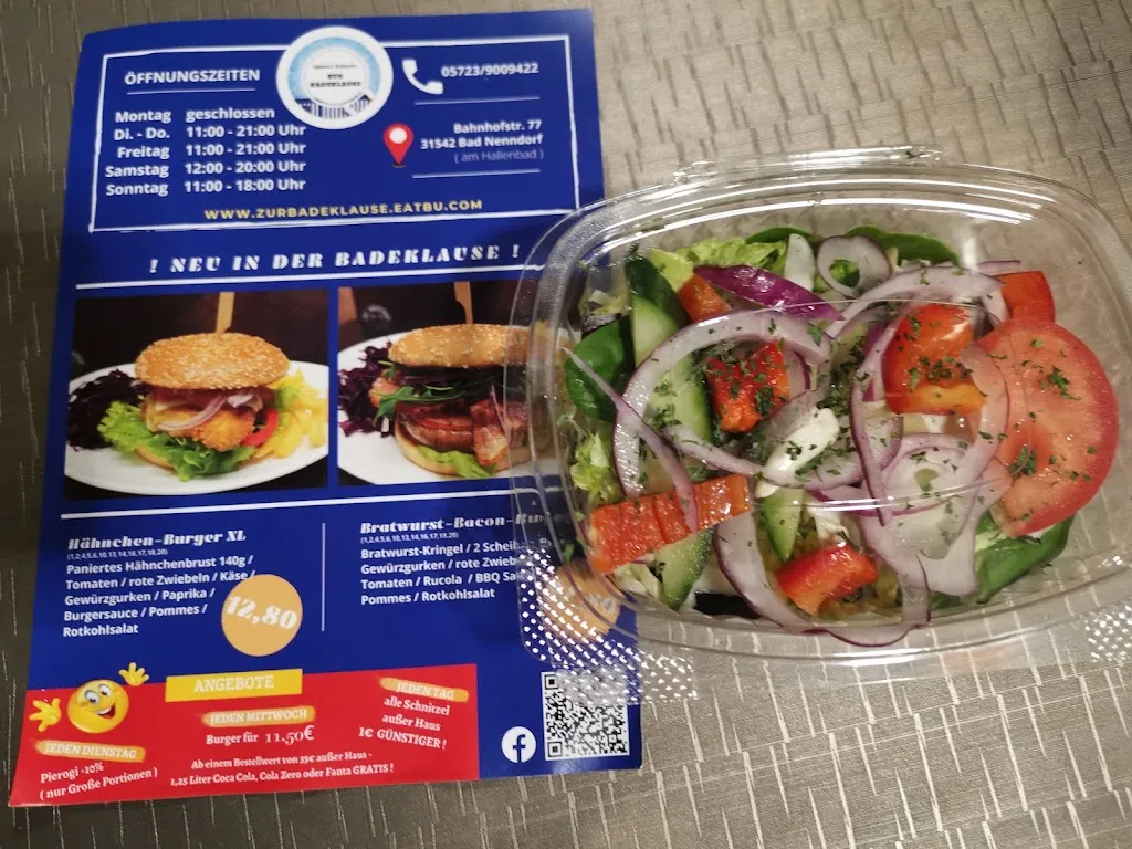 Menu_Cafeteria & Restaurant Zur Badeklause GmbH_Nenndorf_image_1