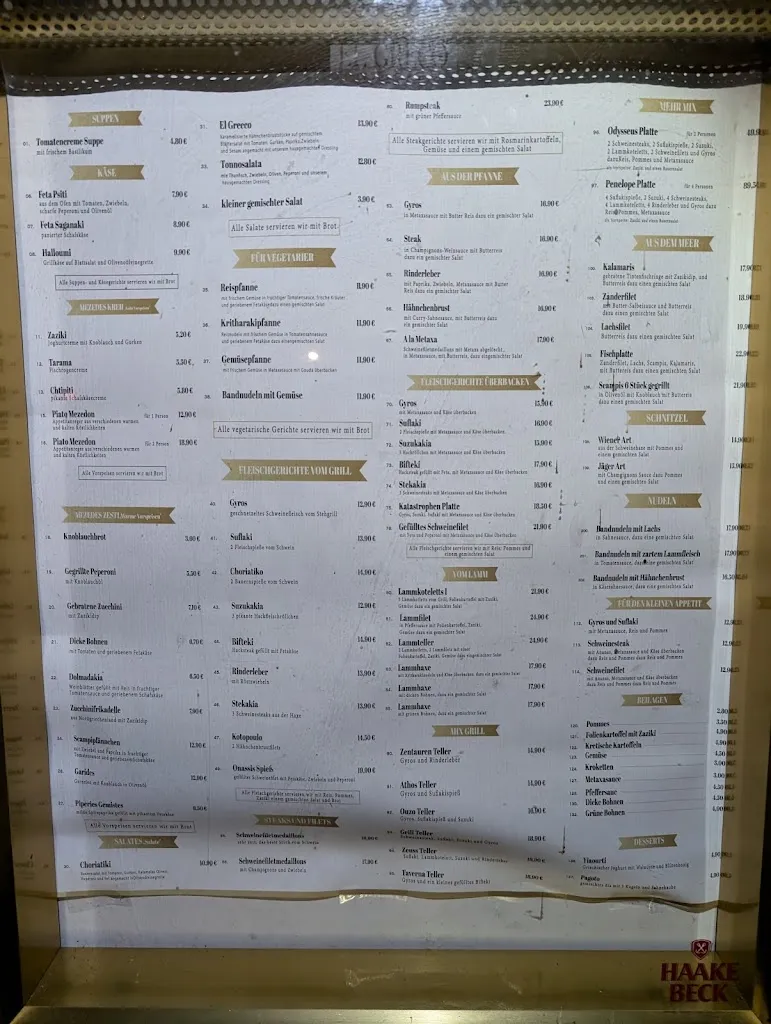 Menu_Ägäis - Aegean Mediterrane Küche_Nenndorf_image_2