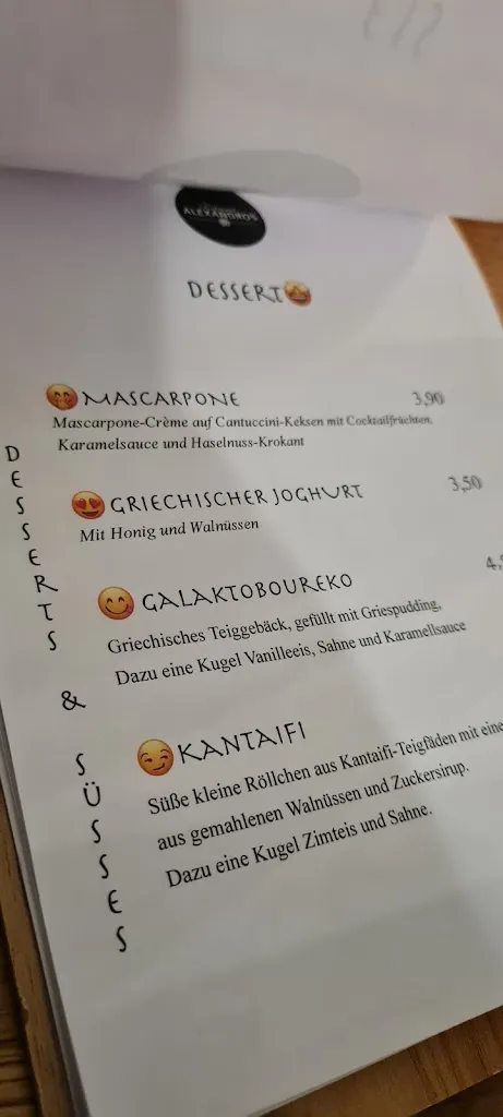 Menu_Restaurant Alexandros_Salzdetfurth_image_2