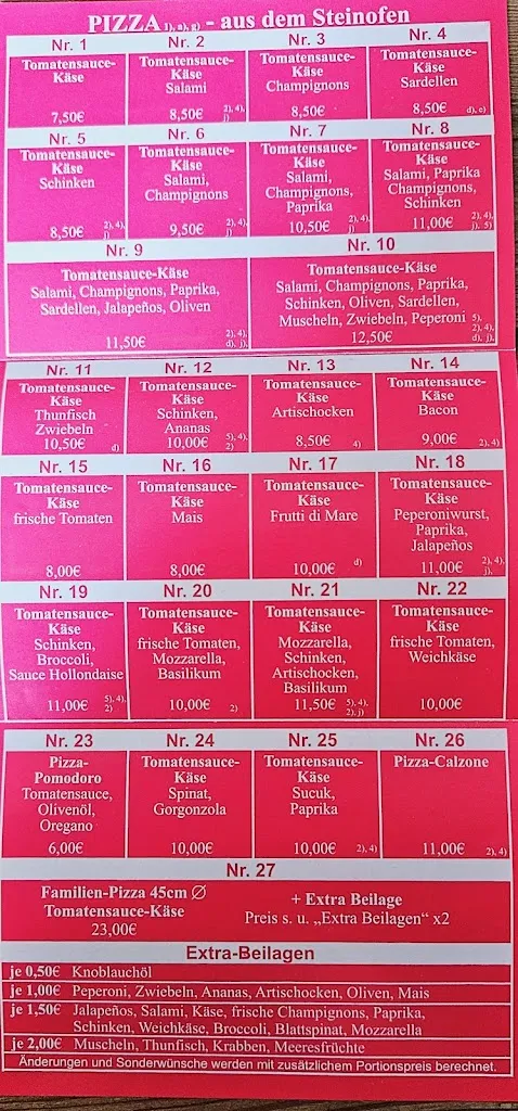 Menu_Steinofen Pizzeria da sergio_Salzdetfurth_image_1