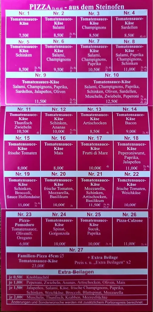 Menu_Steinofen Pizzeria da sergio_Salzdetfurth_image_4