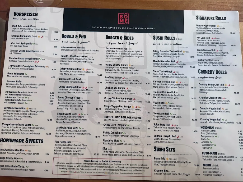 Menu_BOME Restaurant Vechta_Vechta_image_2