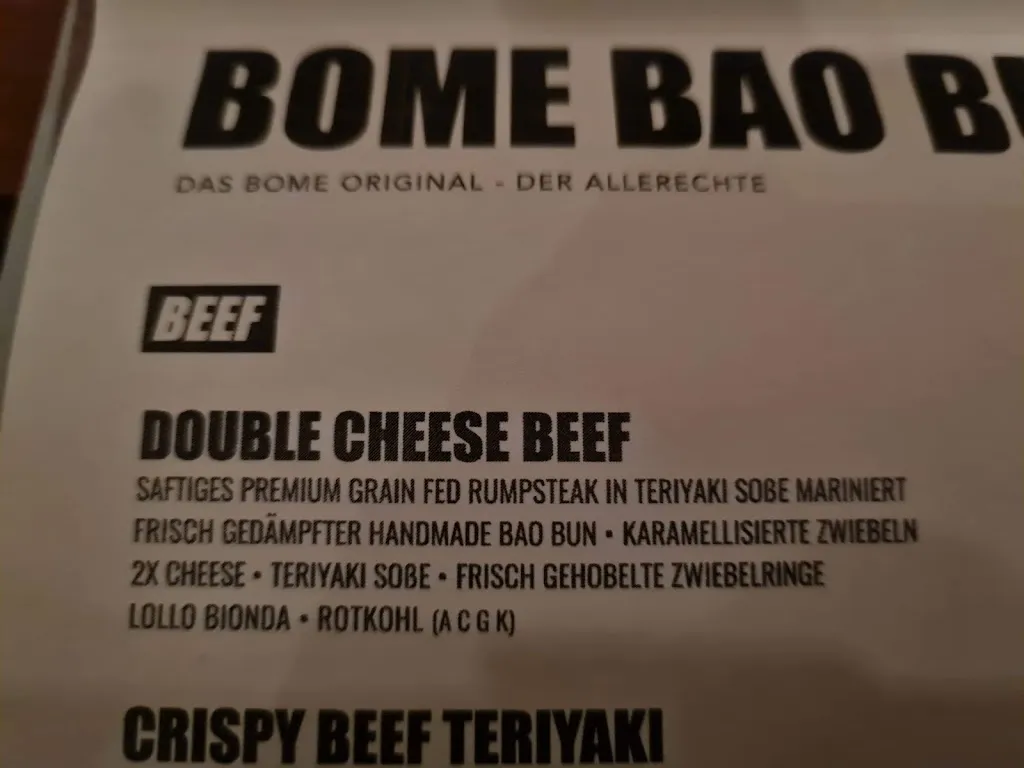 Menu_BOME Restaurant Vechta_Vechta_image_4