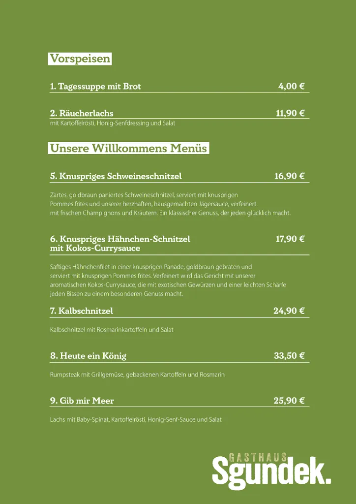 Menu_Gasthaus Sgundek_Vechta_imagen_1