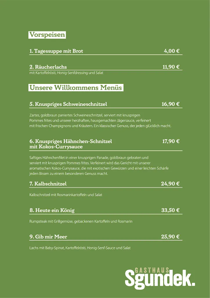Menu_Gasthaus Sgundek_Vechta_imagen_2