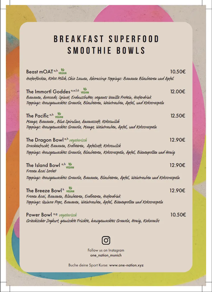 Menu_ONE Nation Munich_München_image_2