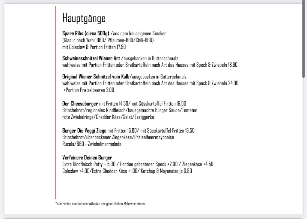 Menu_Restaurant Die Pappardelle_Barmstedt_image_1