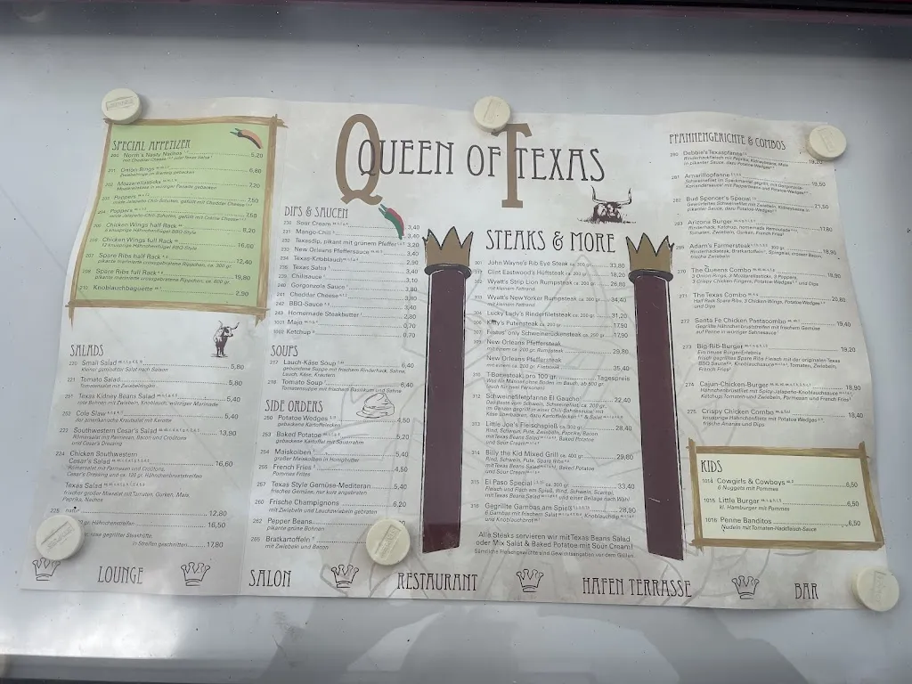Menu_Queen of Texas_Barßel_image_1