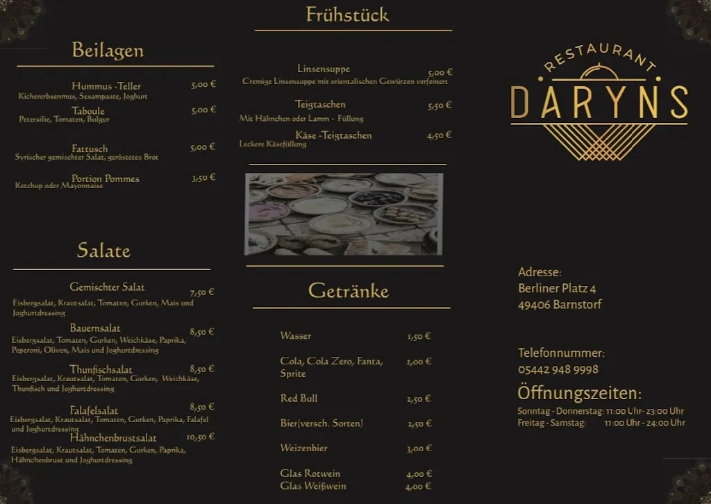 Menu_Daryns Restaurant_Barnstorf_immagine_2