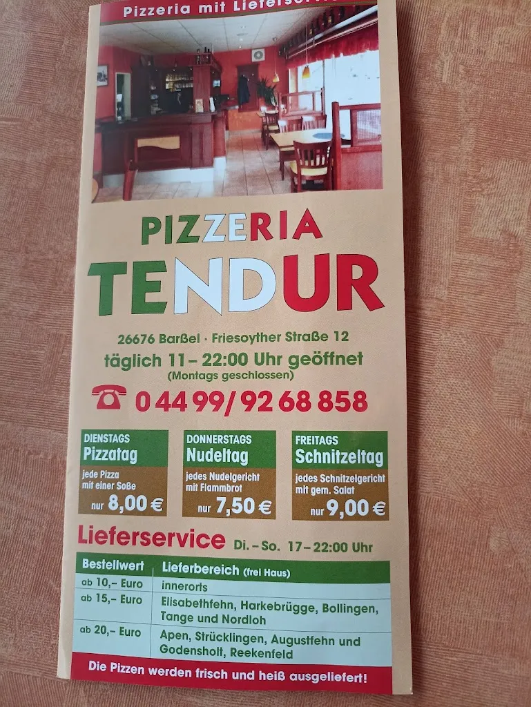 Menu_Pizzeria Tendur_Barßel_immagine_1