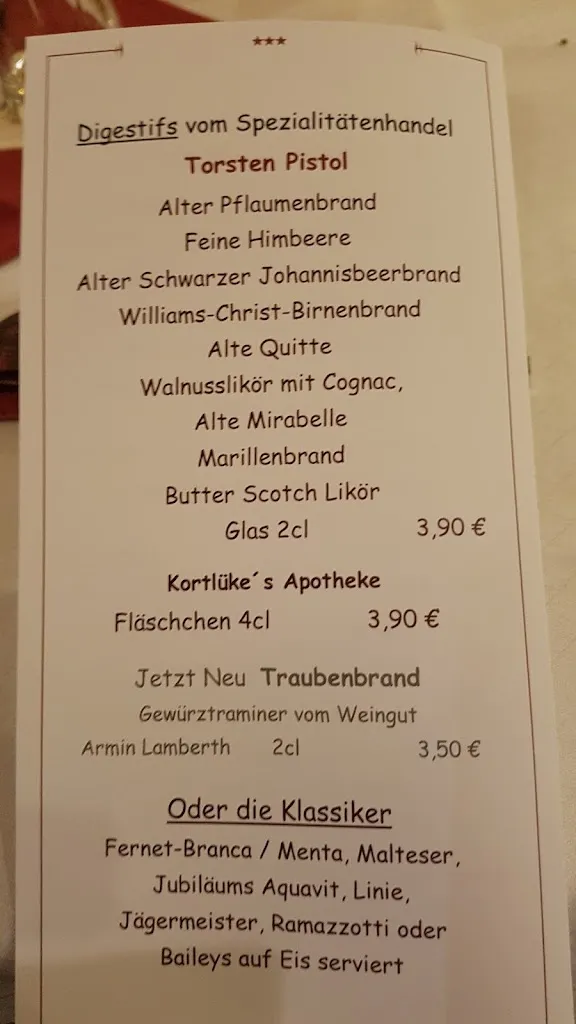 Menu_Landgasthaus Hotel H. Kortlüke_Belm_immagine_1