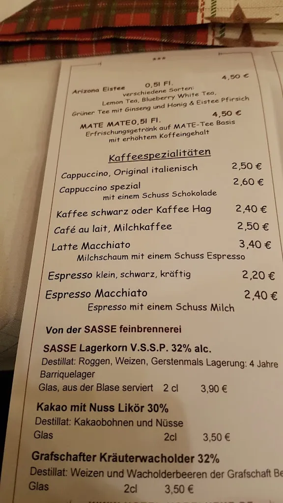 Menu_Landgasthaus Hotel H. Kortlüke_Belm_immagine_2