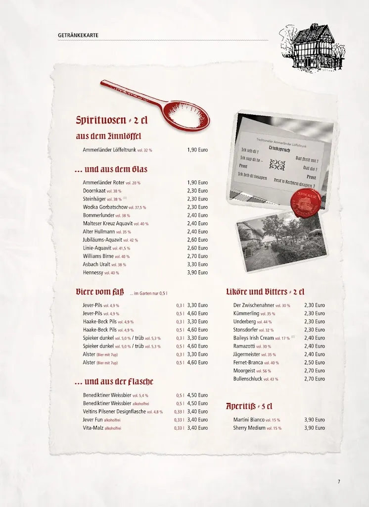 Menu_Spieker Ammerländer Bauernhaus_Zwischenahn_immagine_2