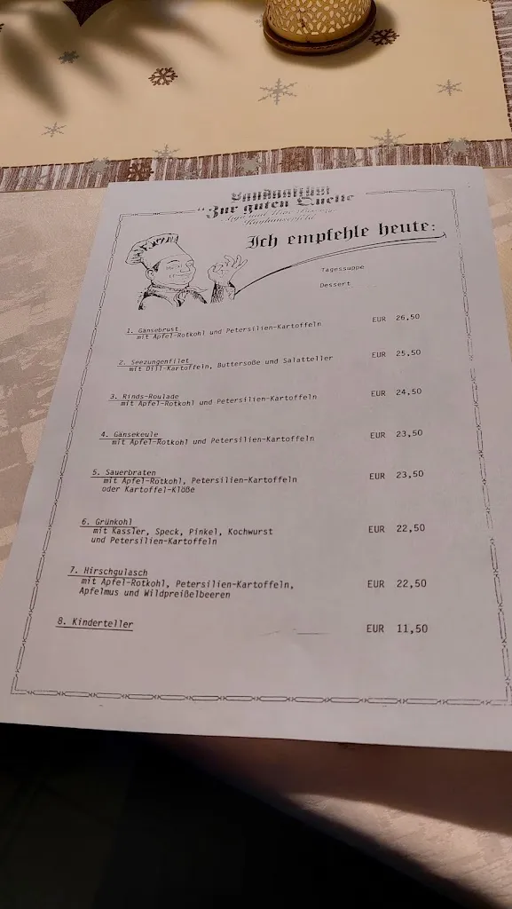 Menu_Landgasthof Bischoff_Zwischenahn_immagine_1