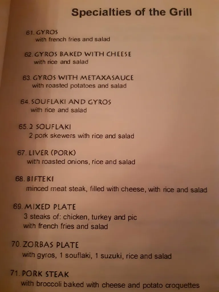 Menu_Restaurant Zorbas_Zwischenahn_immagine_2
