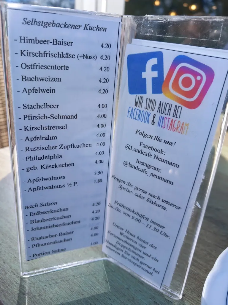 Menu_Landcafe Neumann_Zwischenahn_immagine_2