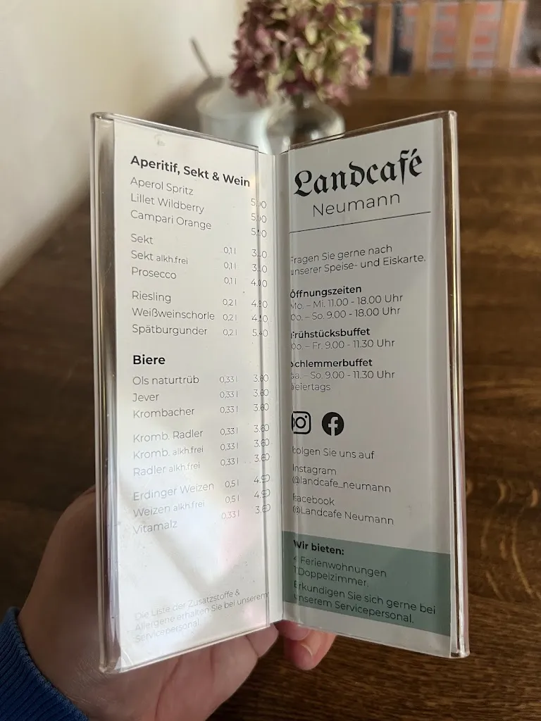 Menu_Landcafe Neumann_Zwischenahn_immagine_4