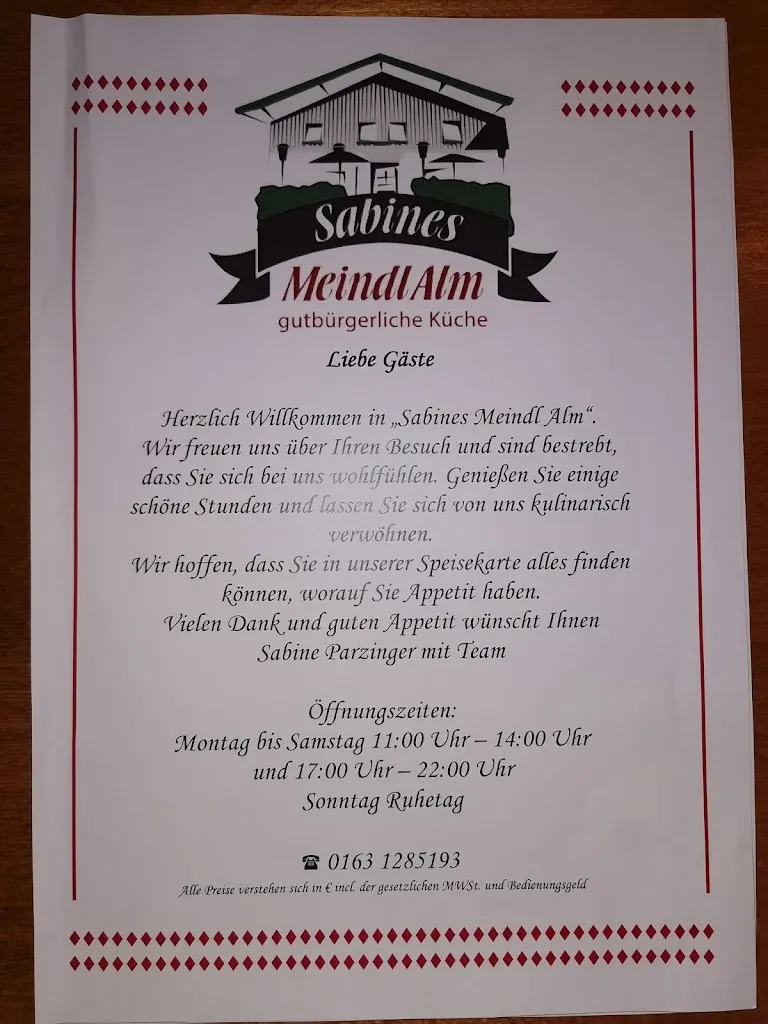Menu_Meindl Alm Wirtshaus & Biergarten_Bergen_image_2