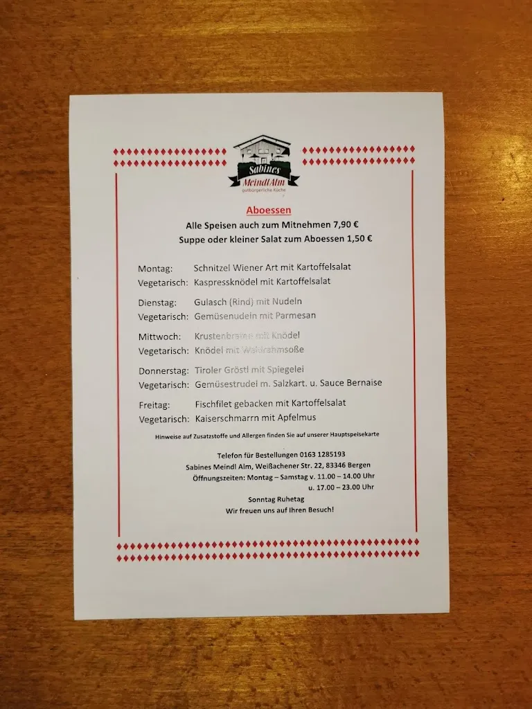 Menu_Meindl Alm Wirtshaus & Biergarten_Bergen_image_4