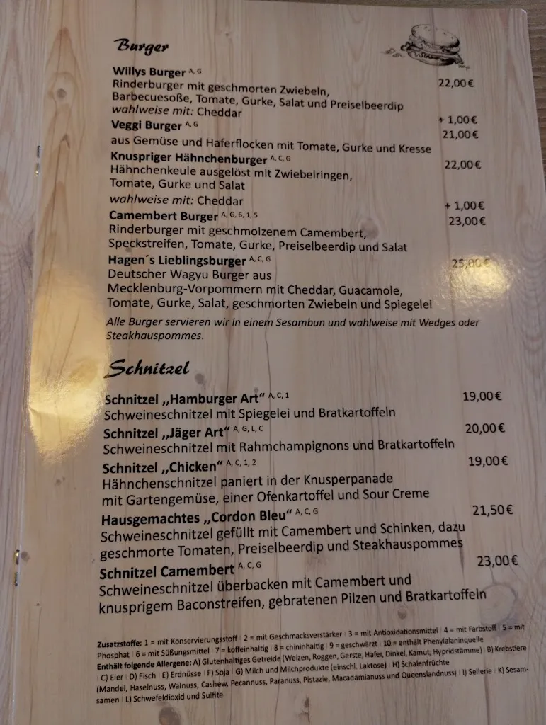 Menu_Willy's Steakhaus am Markt_Rügen_imagen_1