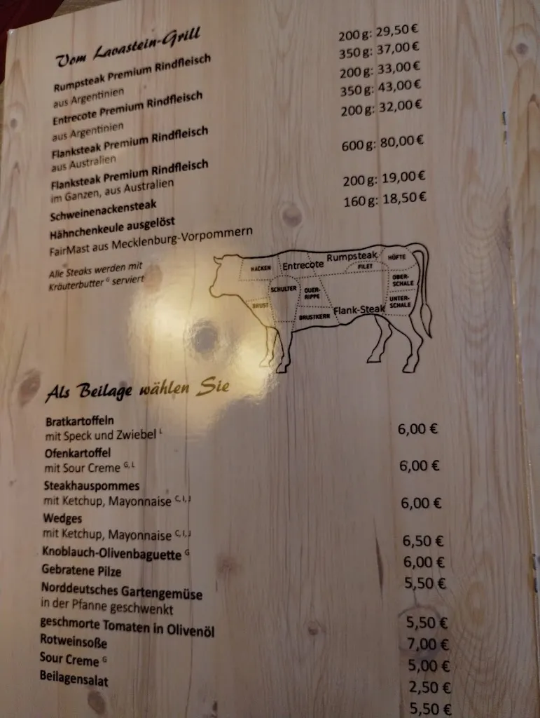 Menu_Willy's Steakhaus am Markt_Rügen_imagen_4