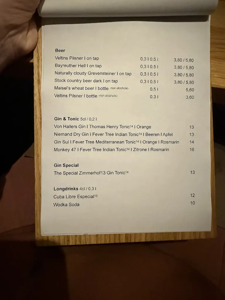 Menu_Zimmerhof 13 regionales Restaurant & Bar_Wolfenbüttel_image_1