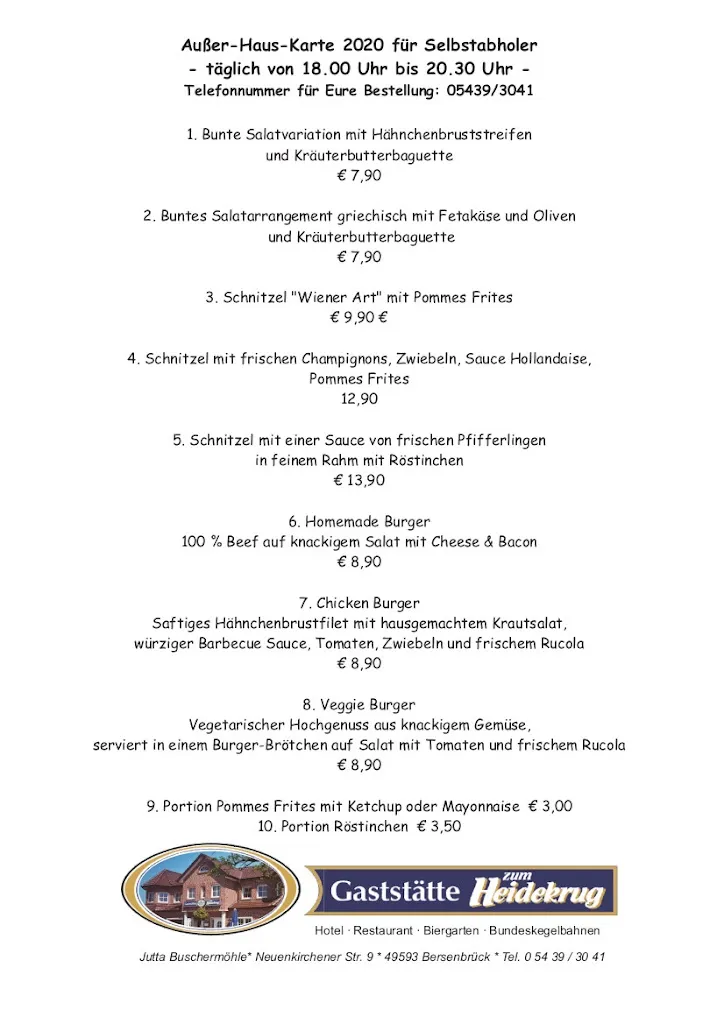 Menu_Zum Heidekrug_Bersenbrück_immagine_1