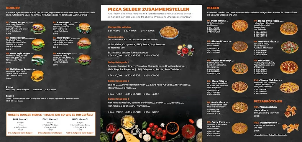 Menu_Bav's - Pizza meets Burger_Bersenbrück_immagine_1