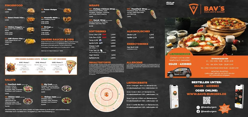 Menu_Bav's - Pizza meets Burger_Bersenbrück_immagine_2