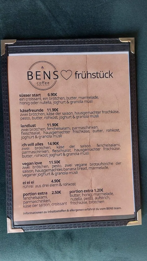 Menu_BENS coffee_Bassum_image_1