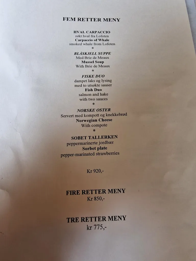 Menu_The Unicorn Fish Restaurant_Norway_immagine_2