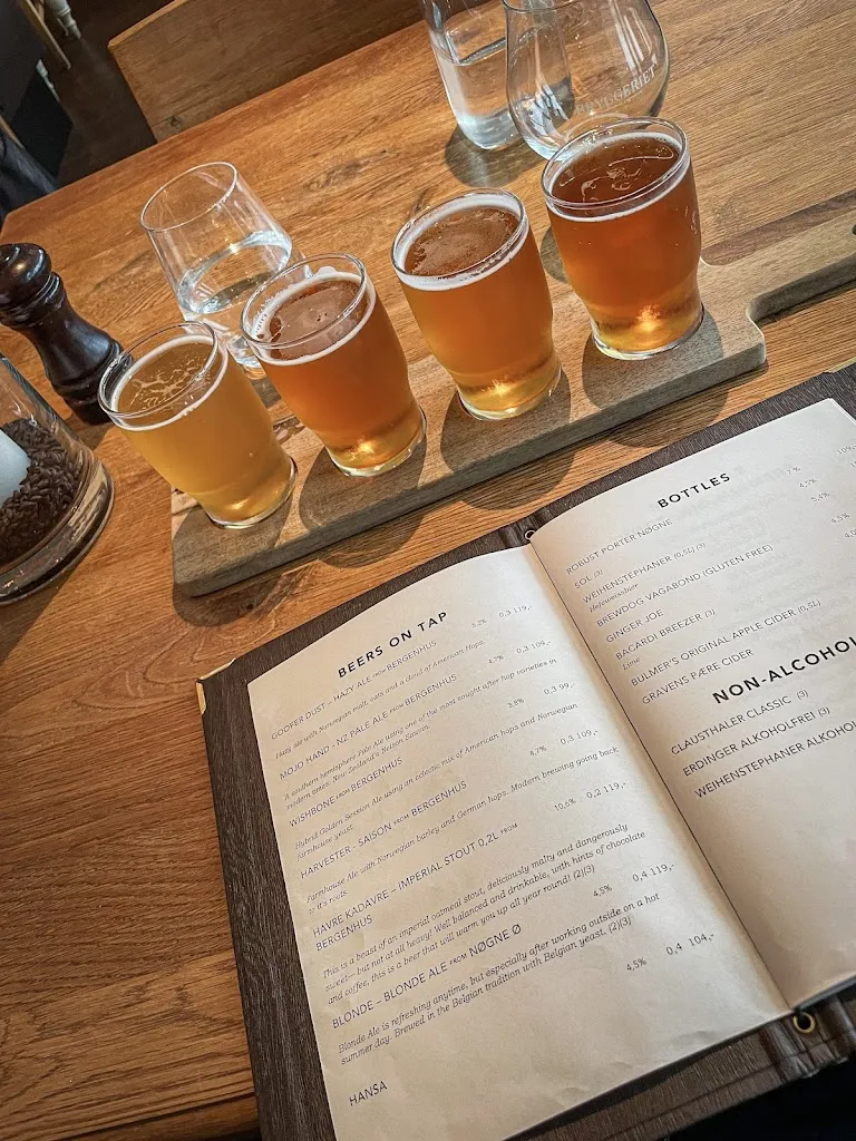 Menu_Bryggeriet Restaurant_Norway_image_1