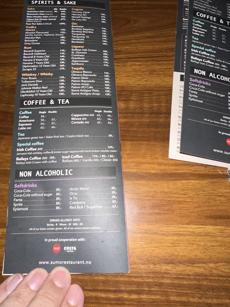 Menu_Sumo Restaurant Bergen Sentrum_Norway_image_3