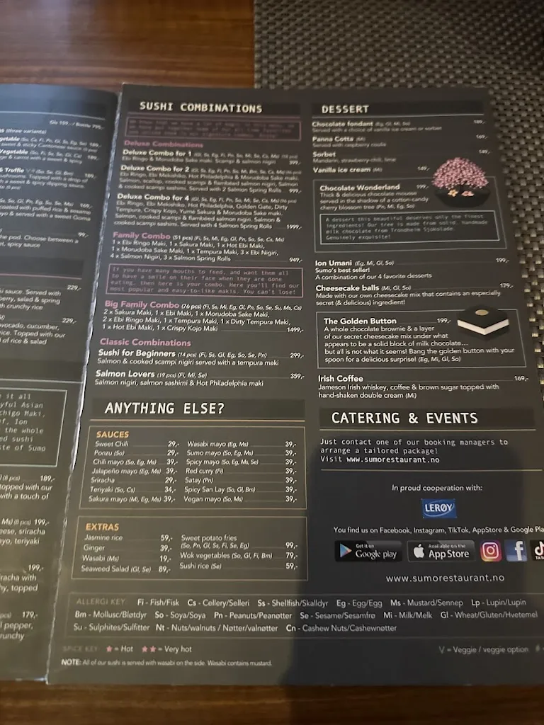 Menu_Sumo Restaurant Bergen Sentrum_Norway_image_4