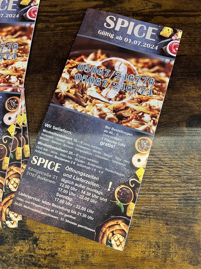 Menu_Spice -Bringdienst_Bockenem_image_1