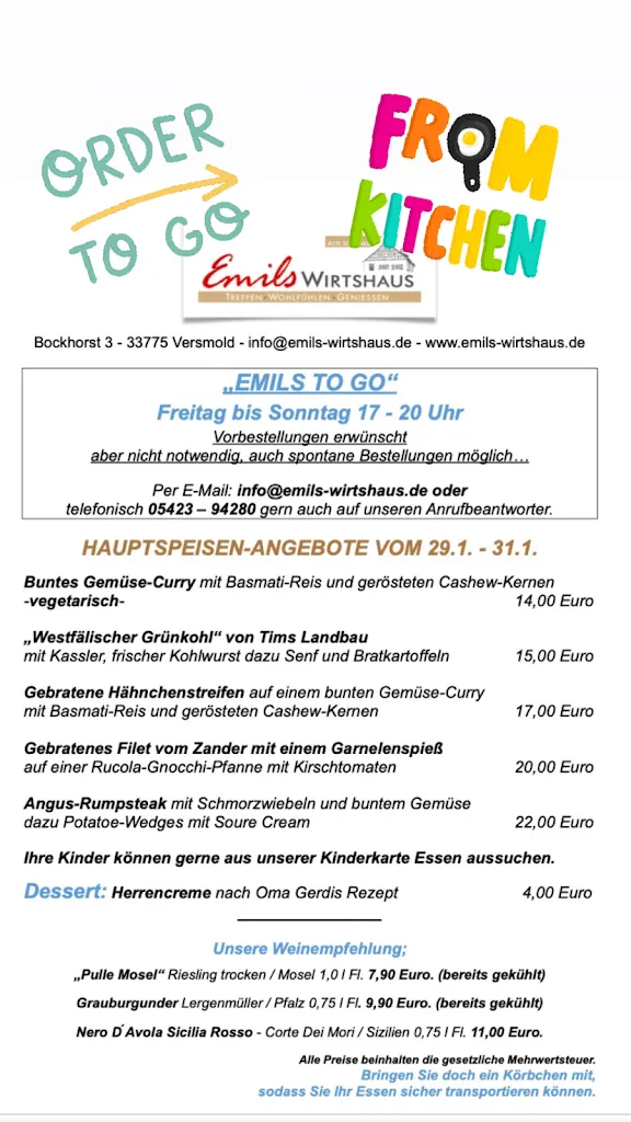 Menu_Emils Wirtshaus_Versmold_immagine_1