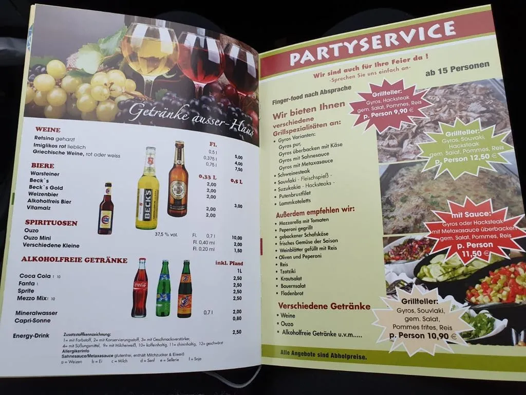 Menu_Gyros Palast_Bleckede_immagine_2