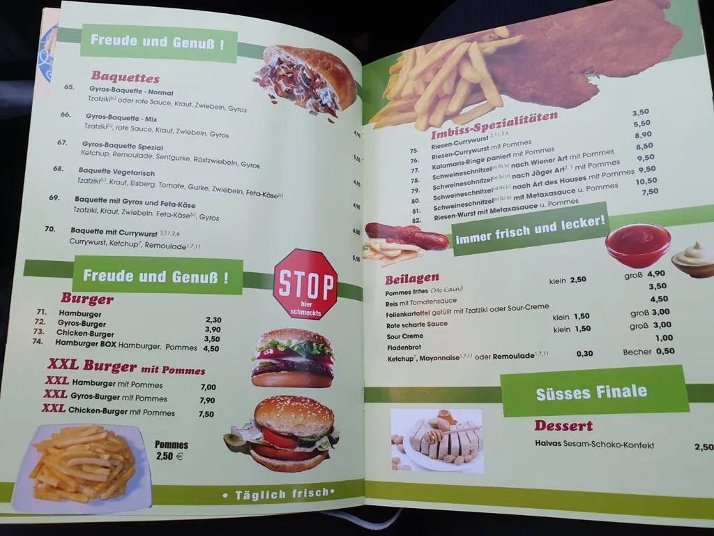 Menu_Gyros Palast_Bleckede_immagine_4