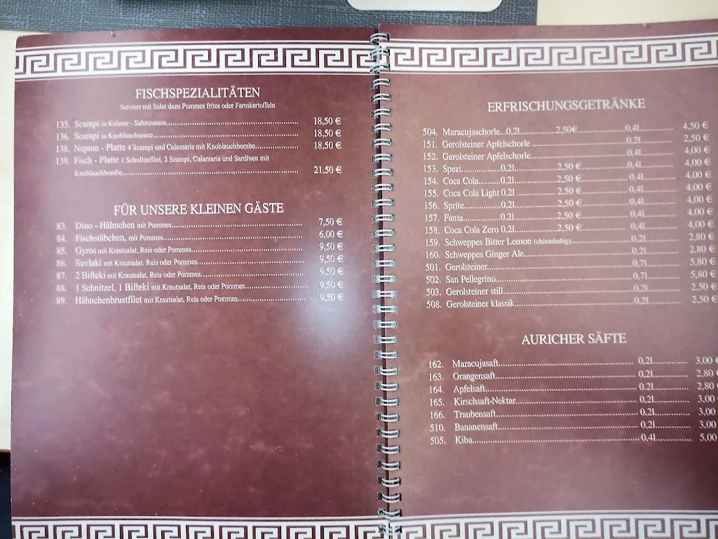 Menu_Restaurant Dionysos_Bockhorn_immagine_3