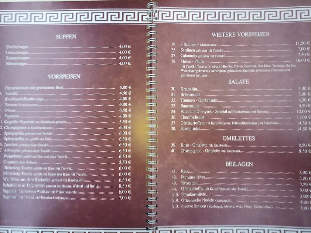 Menu_Restaurant Dionysos_Bockhorn_immagine_4
