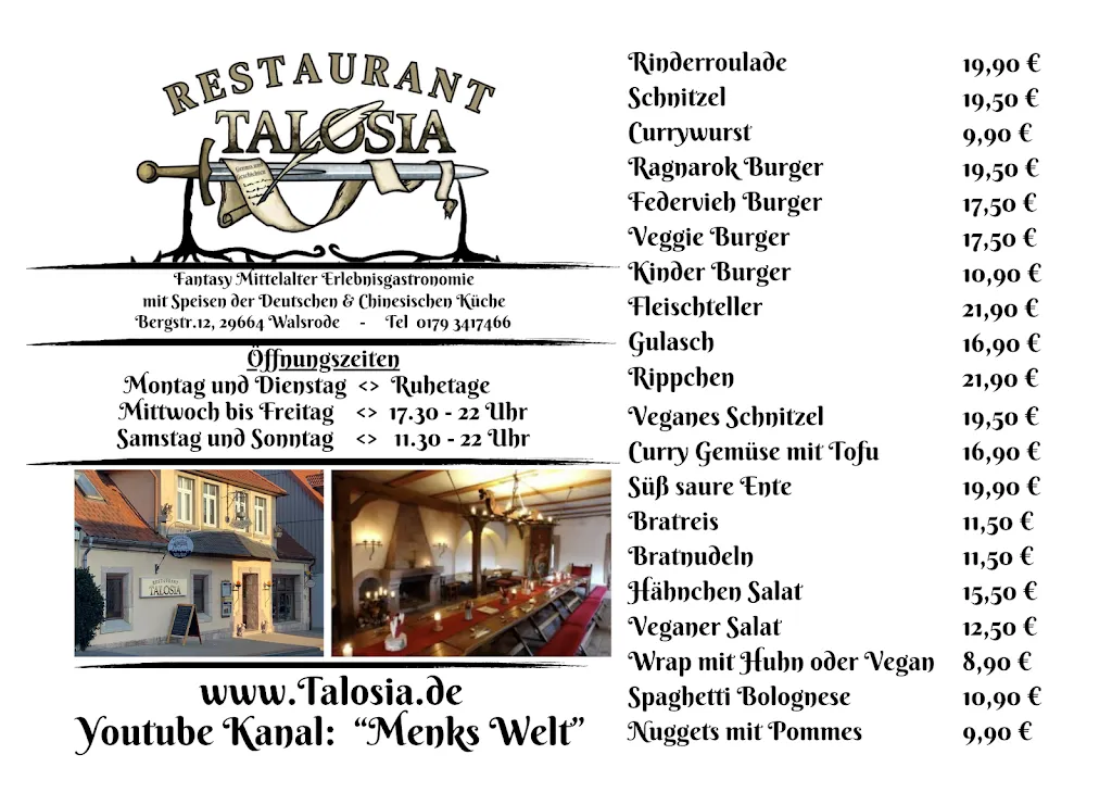 Menu_Restaurant Talosia_Walsrode_immagine_1
