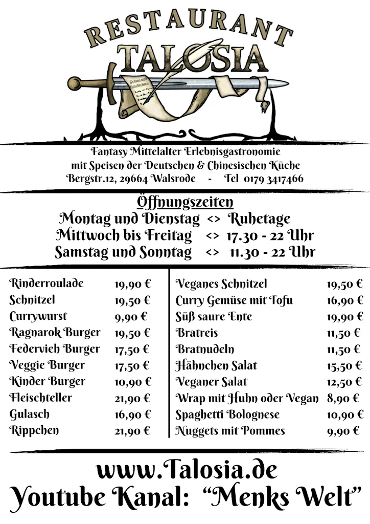 Menu_Restaurant Talosia_Walsrode_immagine_2