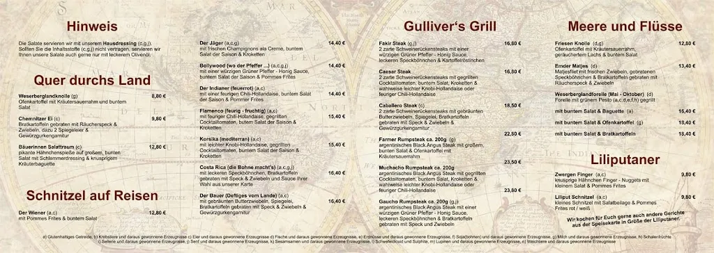 Menu_Gulliver's Restaurant & Bar_Bodenwerder_image_1