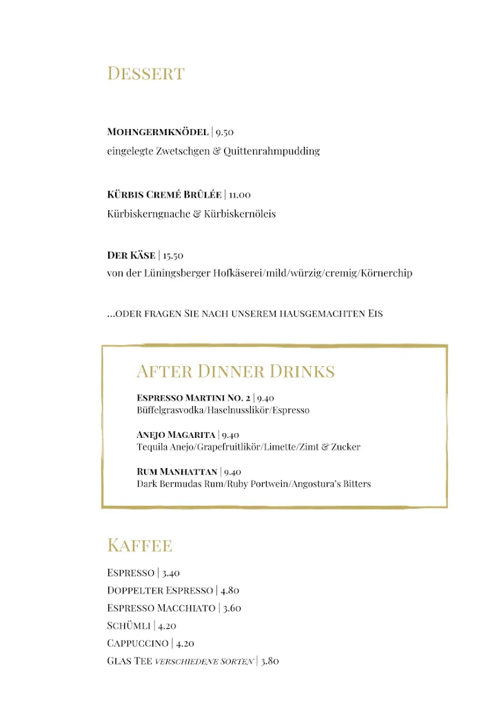 Menu_Die Schloßwirtschaft - Restaurant & Café Hehlen_Hehlen_immagine_1